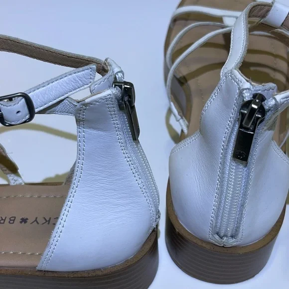 Lucky Brand Women’s Ellian Flatform Wedge  White Sandals Size 8.5 US - Picture 15 of 15